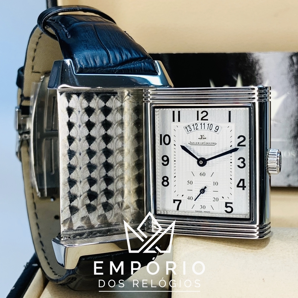 Jaeger LeCoultre Reverso DuoDate R plicas de Rel gios Premium AAA