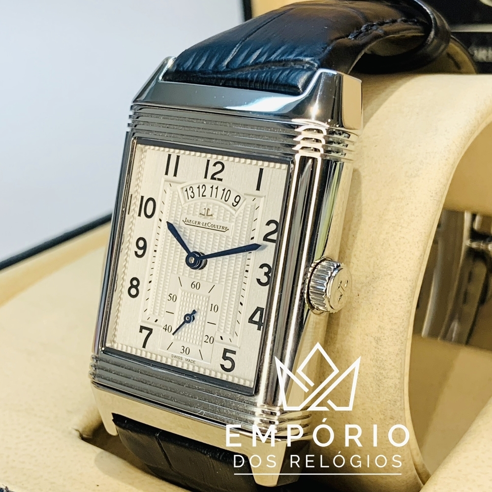 Jaeger LeCoultre Reverso DuoDate R plicas de Rel gios Premium AAA