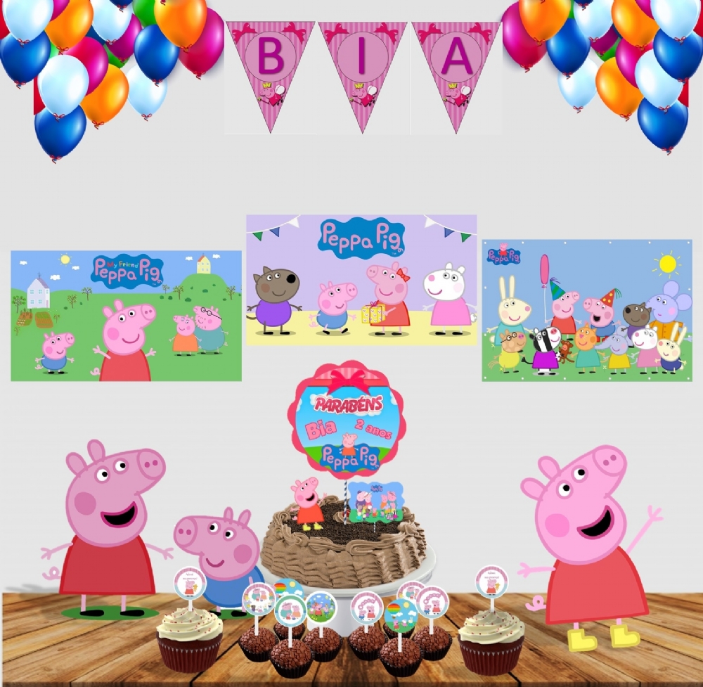 Leãozinho Festa: CASA PEPPA PIG