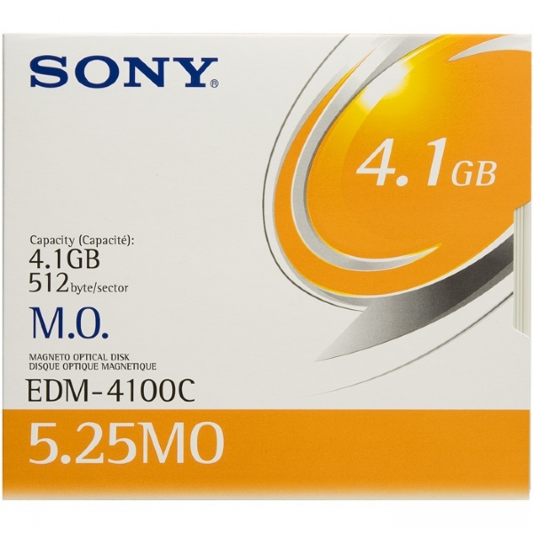 Disco Magnético-Óptico Sony EDM-4100C 4.1GB 512B/S