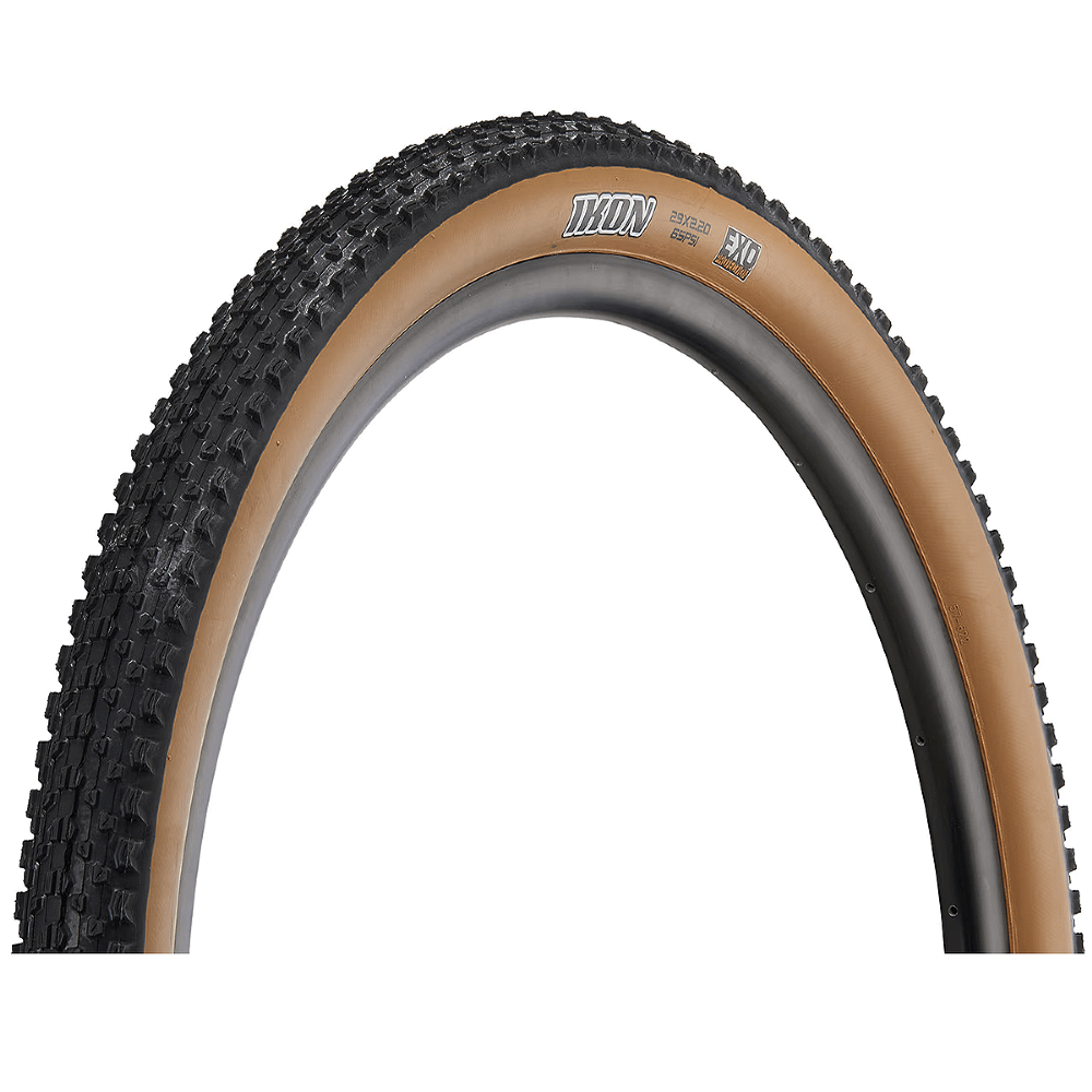 Maxxis Ikon 29x2.20 Tubeless Ready MTB Tires – 3C Maxx Speed, EXO, 60TPI, Tan Sidewall – Pair