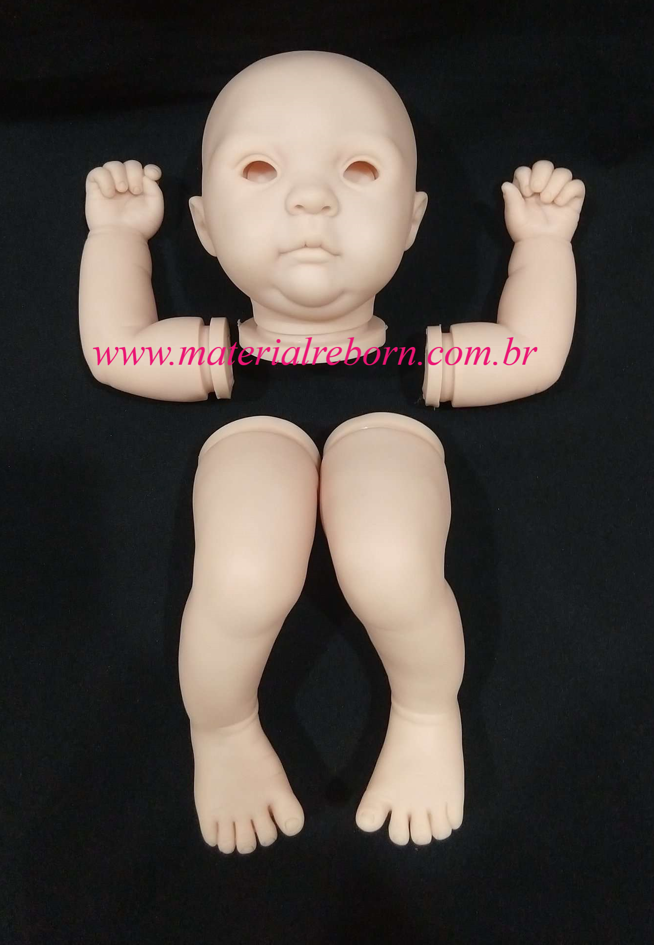 Boneca 2 Bebês Reborn Gêmeos 100% Silicone 40cm Olhos Azuis