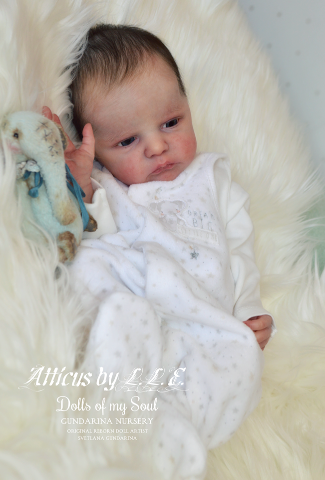 Bebê Reborn Corpo Inteiro Em Vinil Atticus