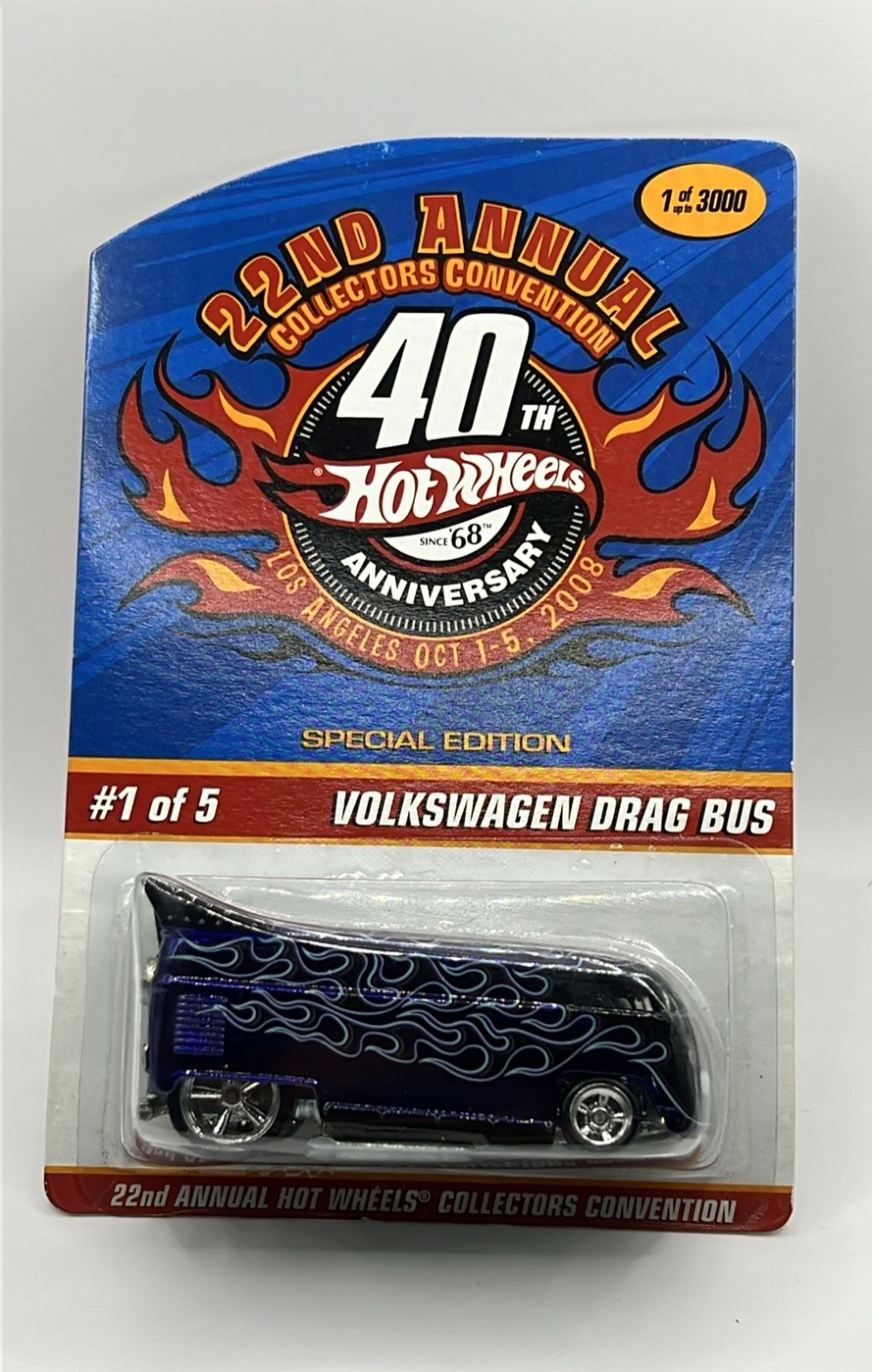 Hot Wheels Volkswagen Drag Bus Special Edition 22nd Annual Collectors Convention 9998