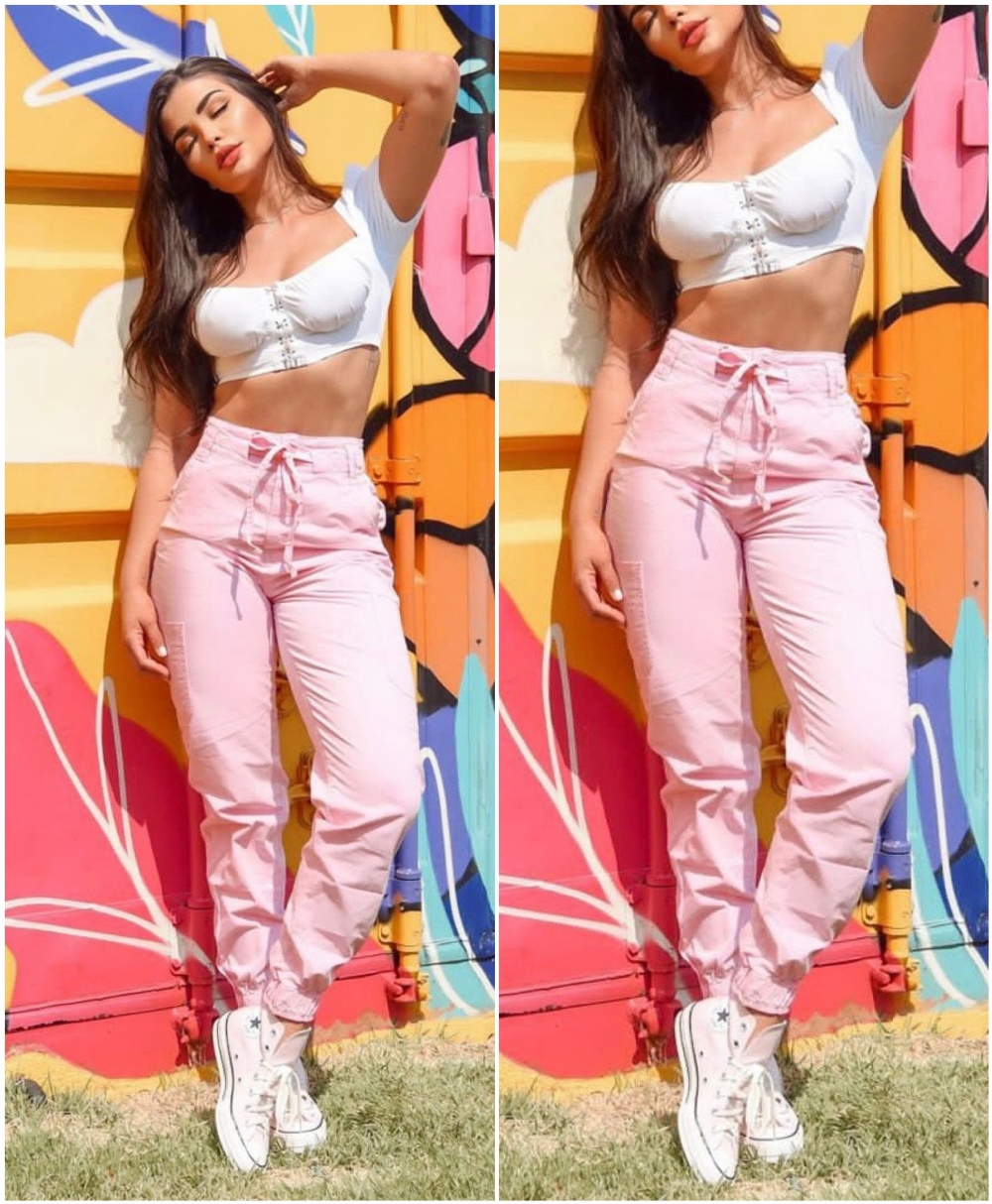 Stole Your Boyfriend's Oversized Jogger - Pink, Fashion Nova, Pants