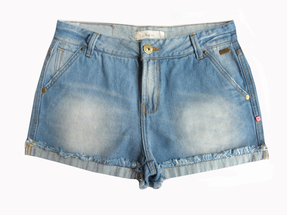 Shorts Jeans Feminino Desfiado M364 - Shorts Jeans Feminino Desfiado -  ZZAREM JEANS