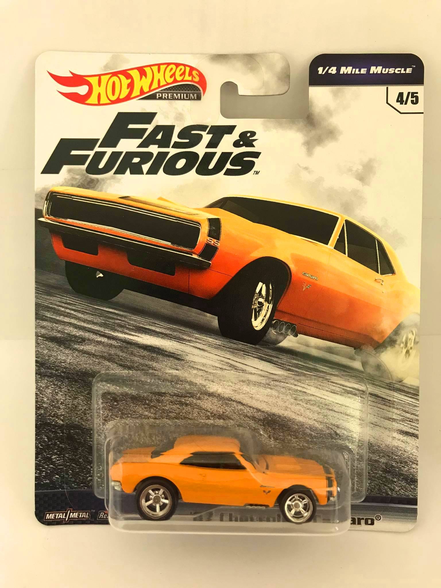 5 Pack Fast & Furious - Velozes e Furiosos - 1/64 - Hot Wheels 2021