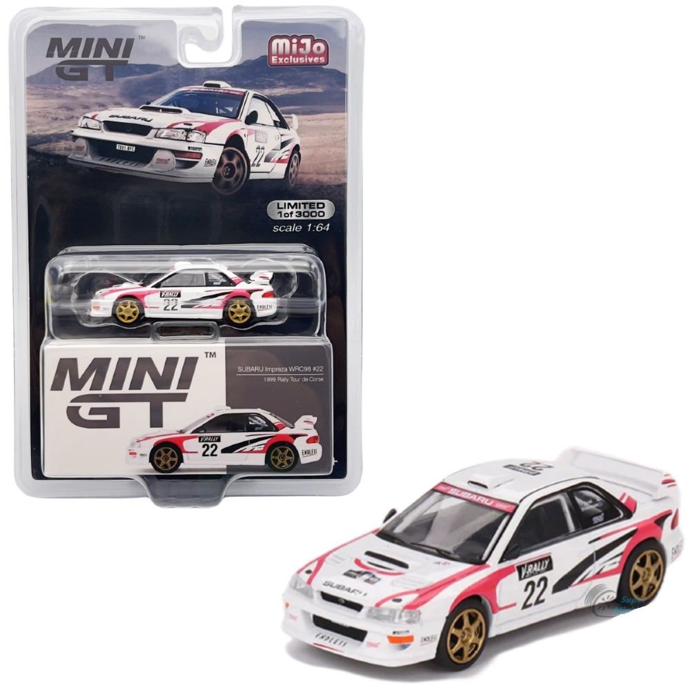 Mini GT Subaru Impreza WRC98 1999 Rally Tour De Corse #22 - Foto 7