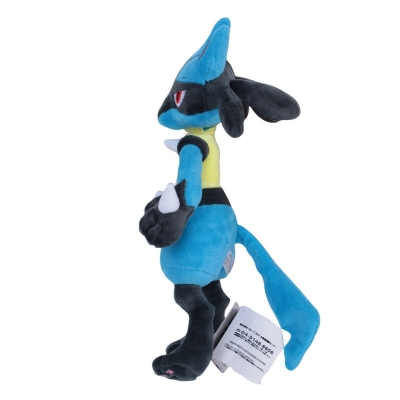 Lucario Mega Evolução Pokémon Pelúcia 26cm Pronta Entrega