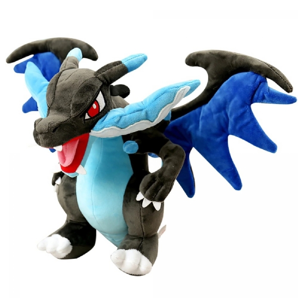 Charizard Mega X Pelúcia Licenciada 30cm