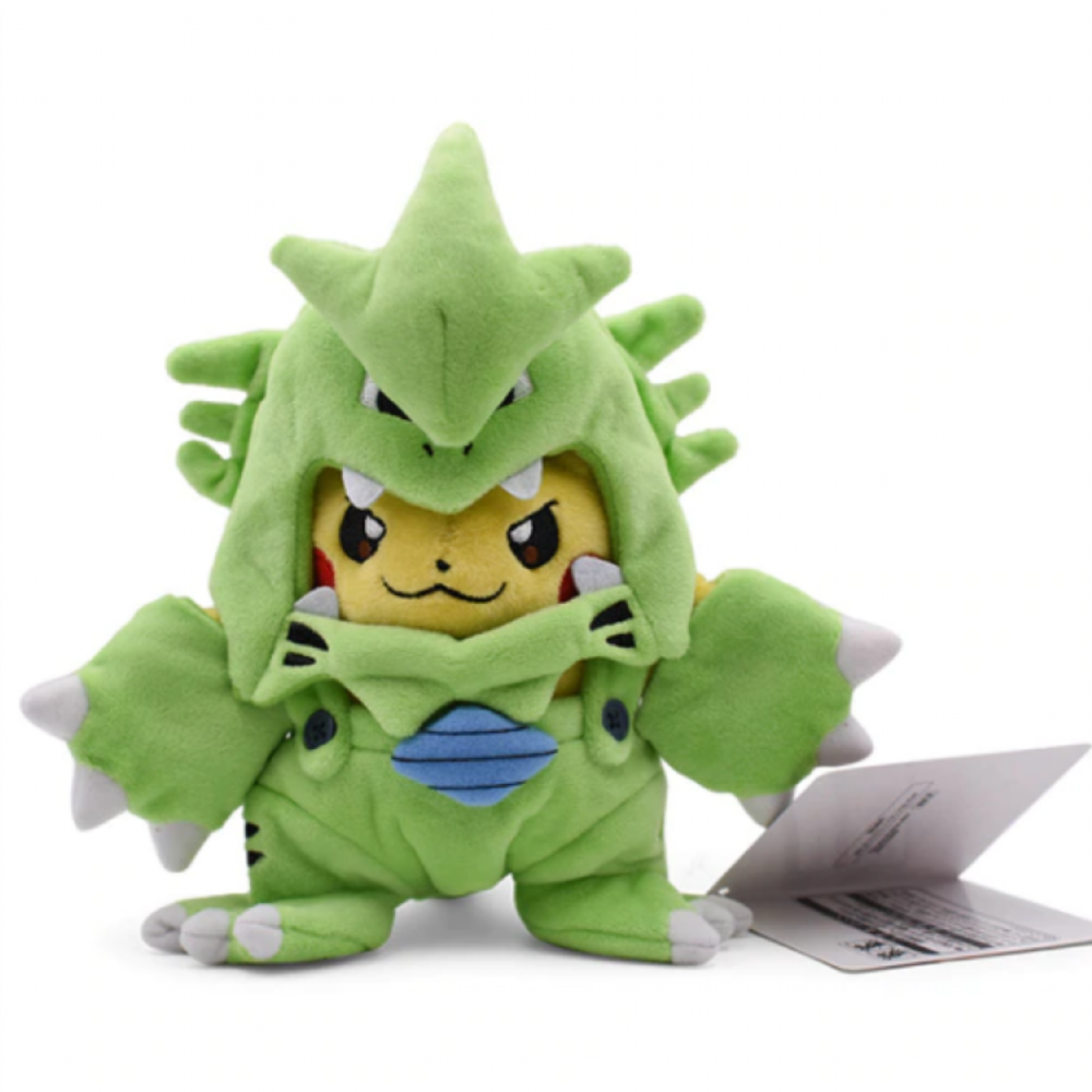 Pikachu sales tyranitar plush