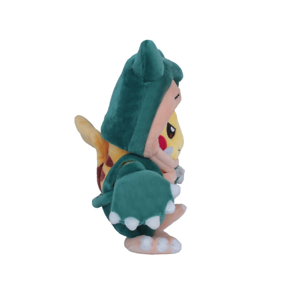 Pikachu in hot sale snorlax costume plush