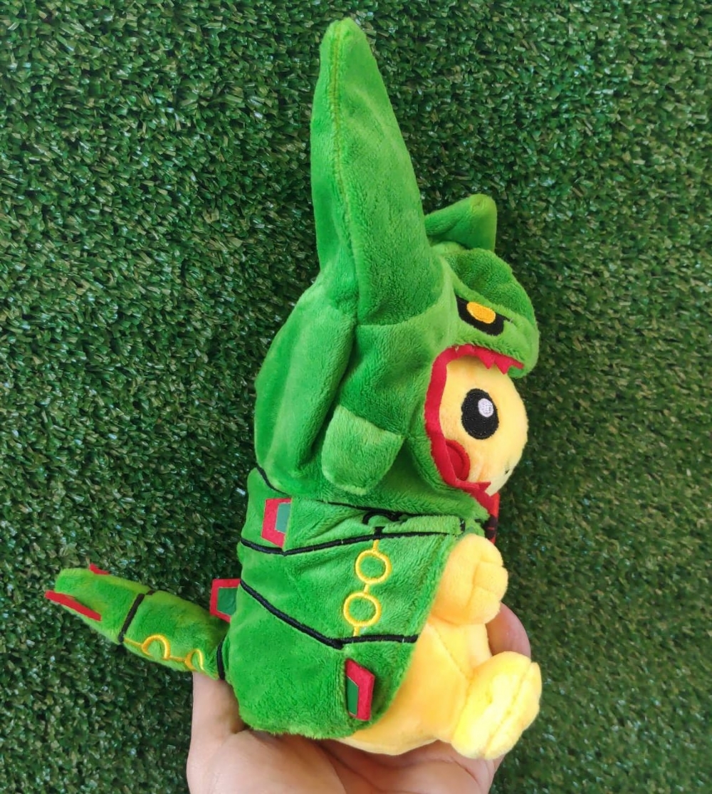 Pikachu 2024 rayquaza plush