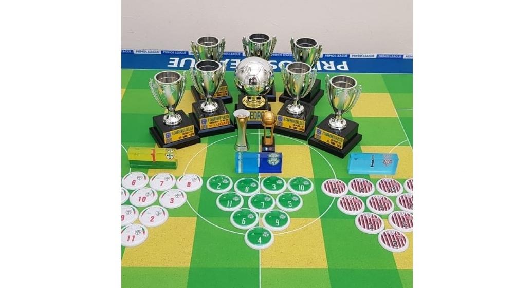 Time personalizado de futebol de botão (mesa)