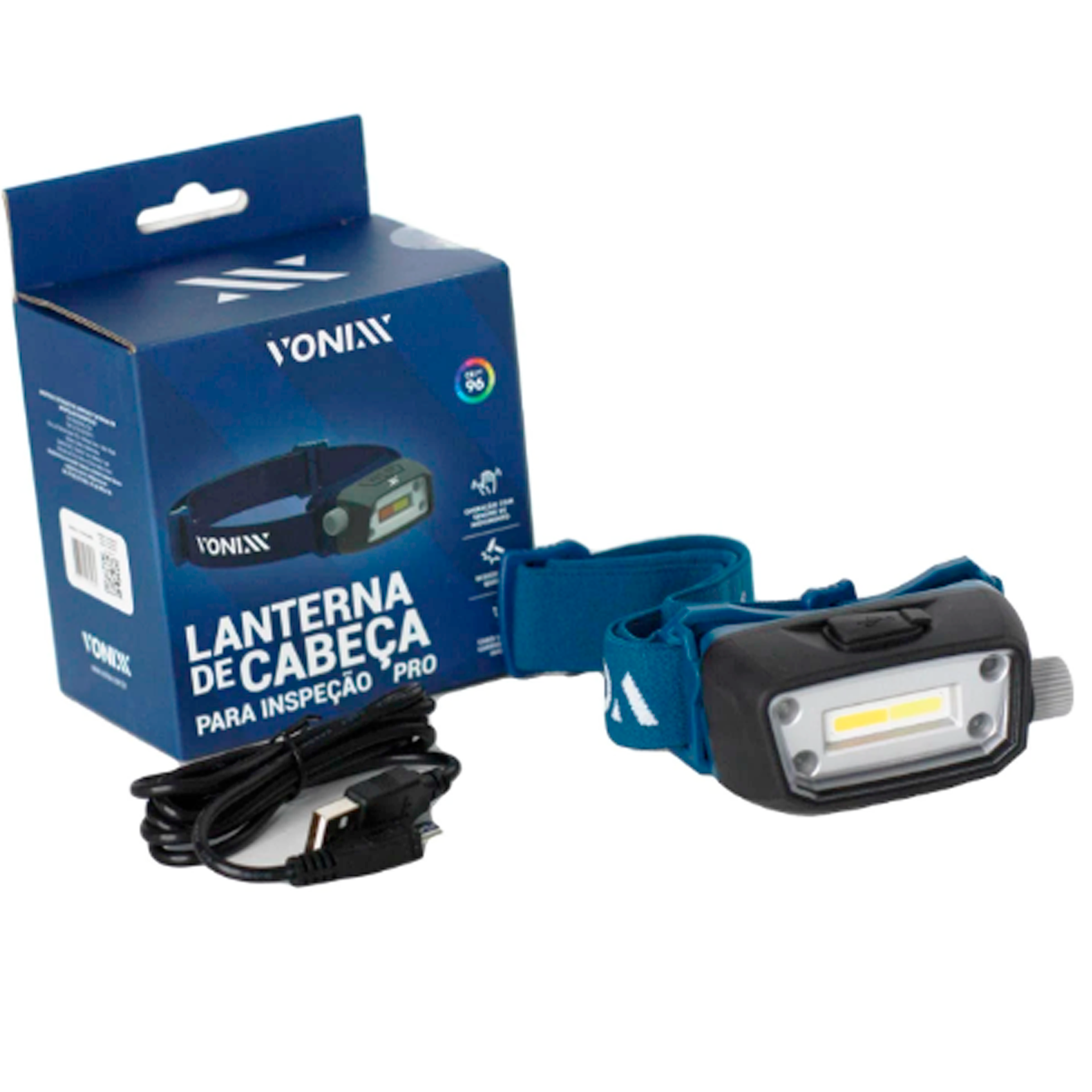 Lanterna de Cabeça Para Inspeção Pro 350lm Vonixx