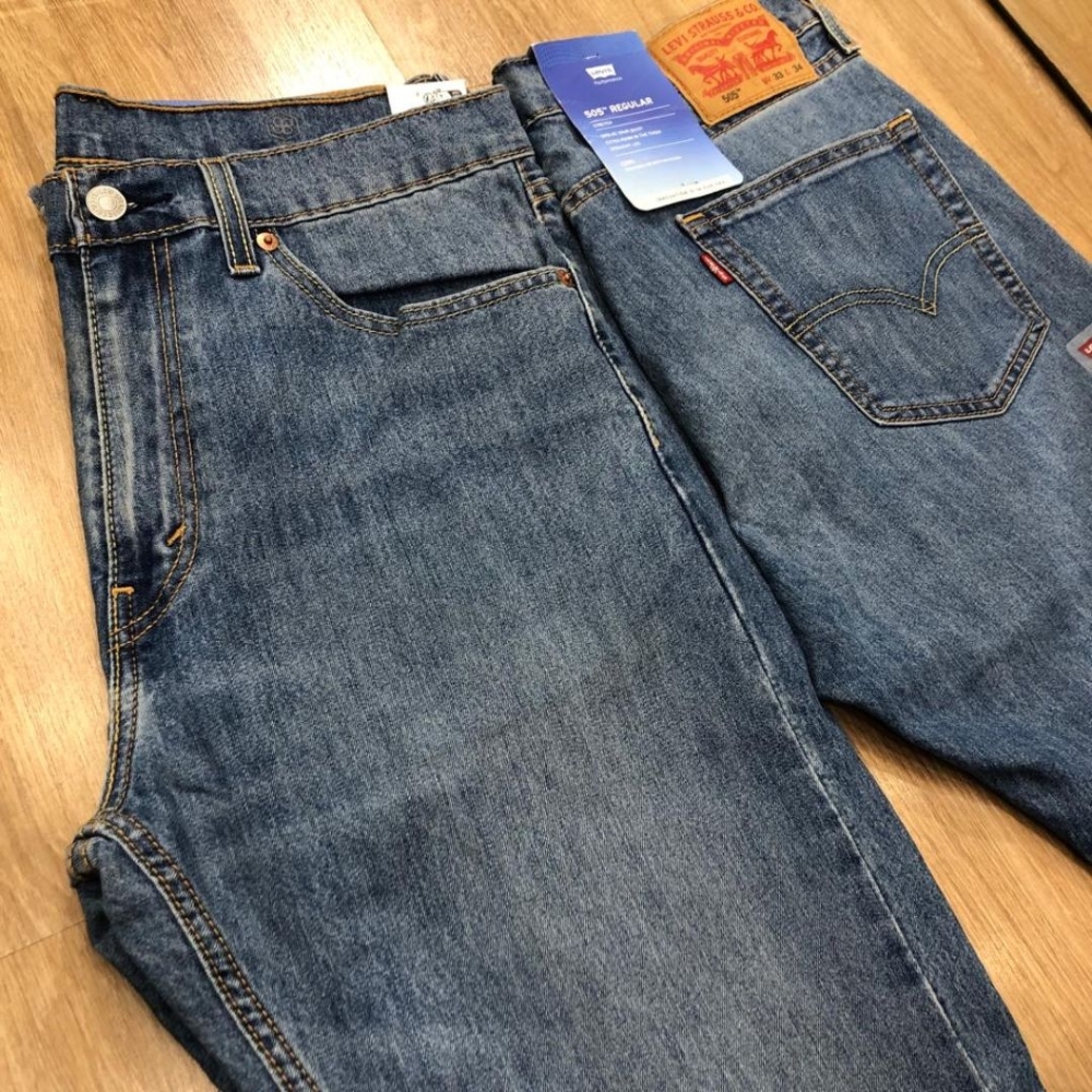 Jeans Straight Levi's 505 obscuro