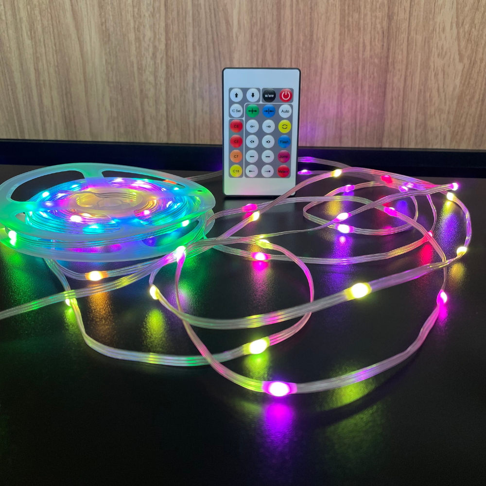 Pisca Pisca Natal LED RGB com Sensor e App - IP68 USB