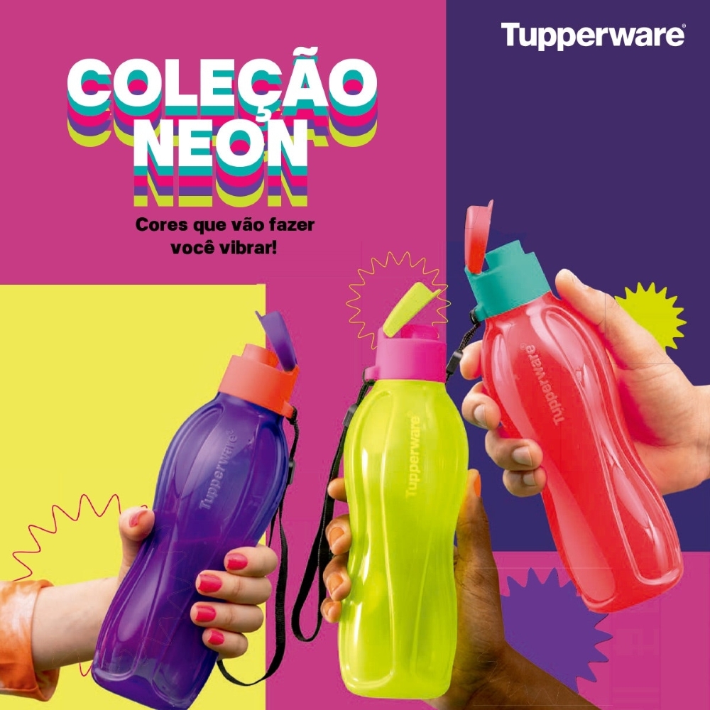 Eco Tupper Plus Roxa com Gliter Tupperware® 310 ml