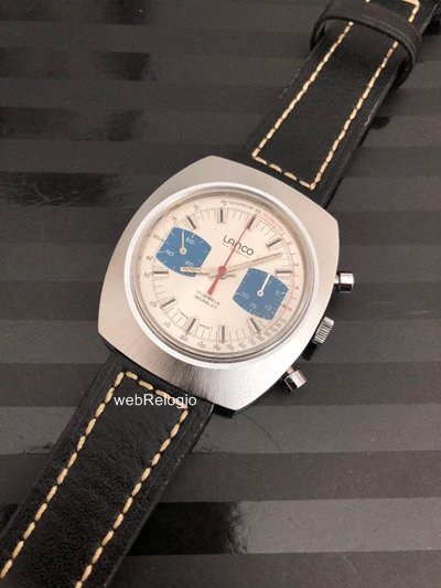 Lanco Chronograph Valjoux Tachymetre Telemetre. REF.00796