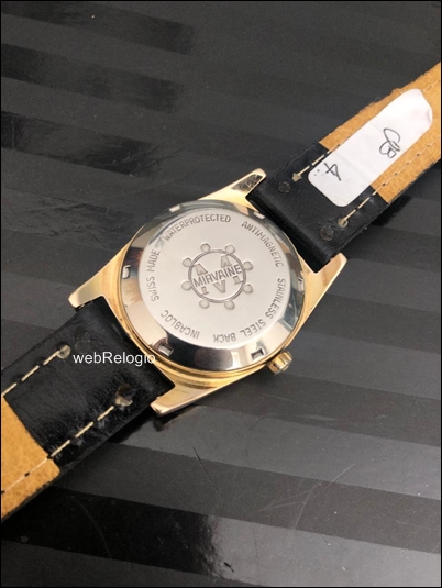 Montre Vintage Mirvaine Swiss Made Pour Femme - Boîtier Et Bracelet Plaqué Or