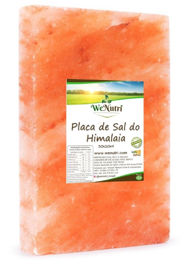 Pedra De Sal Rosa Do Himalaia 5Kg Wenutri